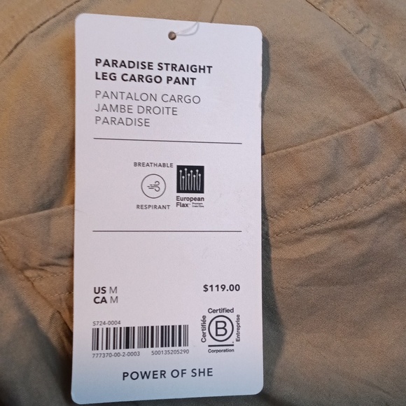 Athleta Paradise Straight Leg Cargo Pant - Picture 4 of 4